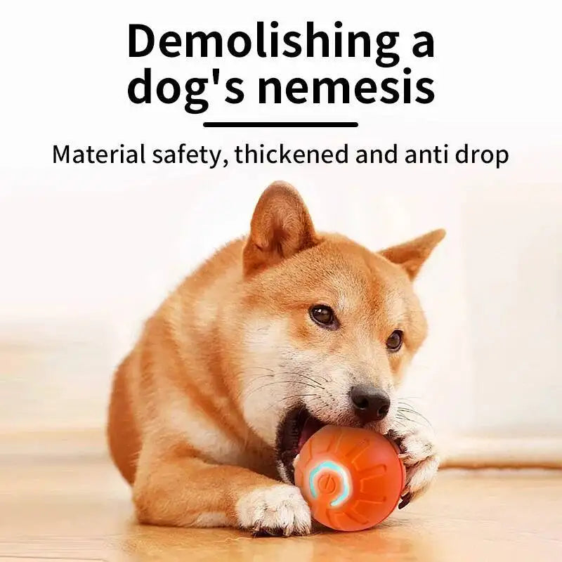 Smart Dog Toy Ball Electronic Interactive Pet Toy Moving Ball USB Automatic Moving Jumping Bouncing