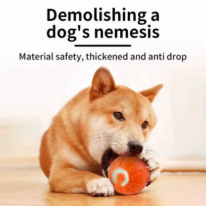 Smart Dog Toy Ball Electronic Interactive Pet Toy Moving Ball USB Automatic Moving Jumping Bouncing