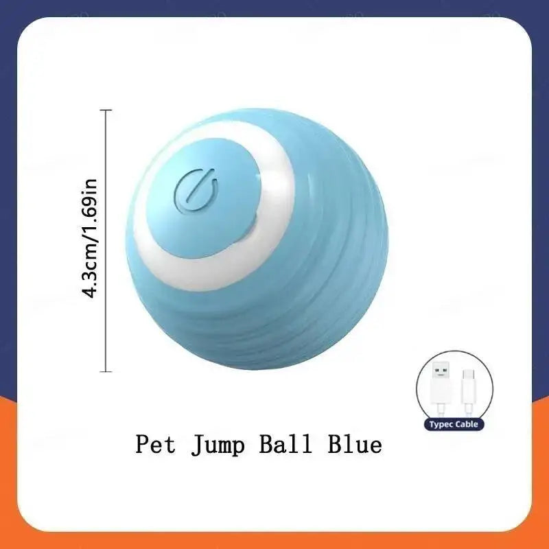 Smart Dog Toy Ball Electronic Interactive Pet Toy Moving Ball USB Automatic Moving Jumping Bouncing