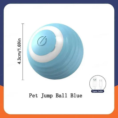 Smart Dog Toy Ball Electronic Interactive Pet Toy Moving Ball USB Automatic Moving Jumping Bouncing