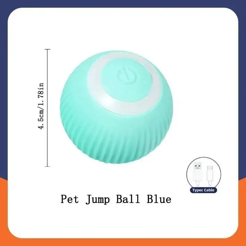 Smart Dog Toy Ball Electronic Interactive Pet Toy Moving Ball USB Automatic Moving Jumping Bouncing