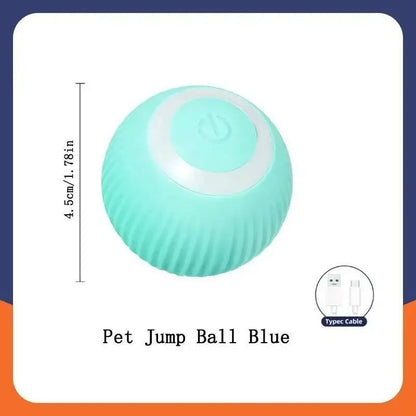 Smart Dog Toy Ball Electronic Interactive Pet Toy Moving Ball USB Automatic Moving Jumping Bouncing